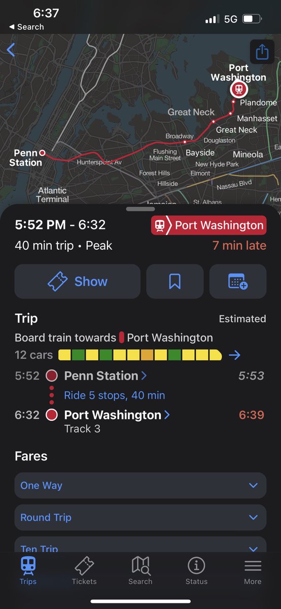 NyCitee's tweet photo. Another late 552pm “express” train home from Penn to Port Washington. 47 minutes. So glad we moved to Port for it’s 36min express train commute! Thanks @MTA @LIRR

@ginasillitti @TheLIRRToday @Aripara4 https://t.co/DylXRQ1C3T