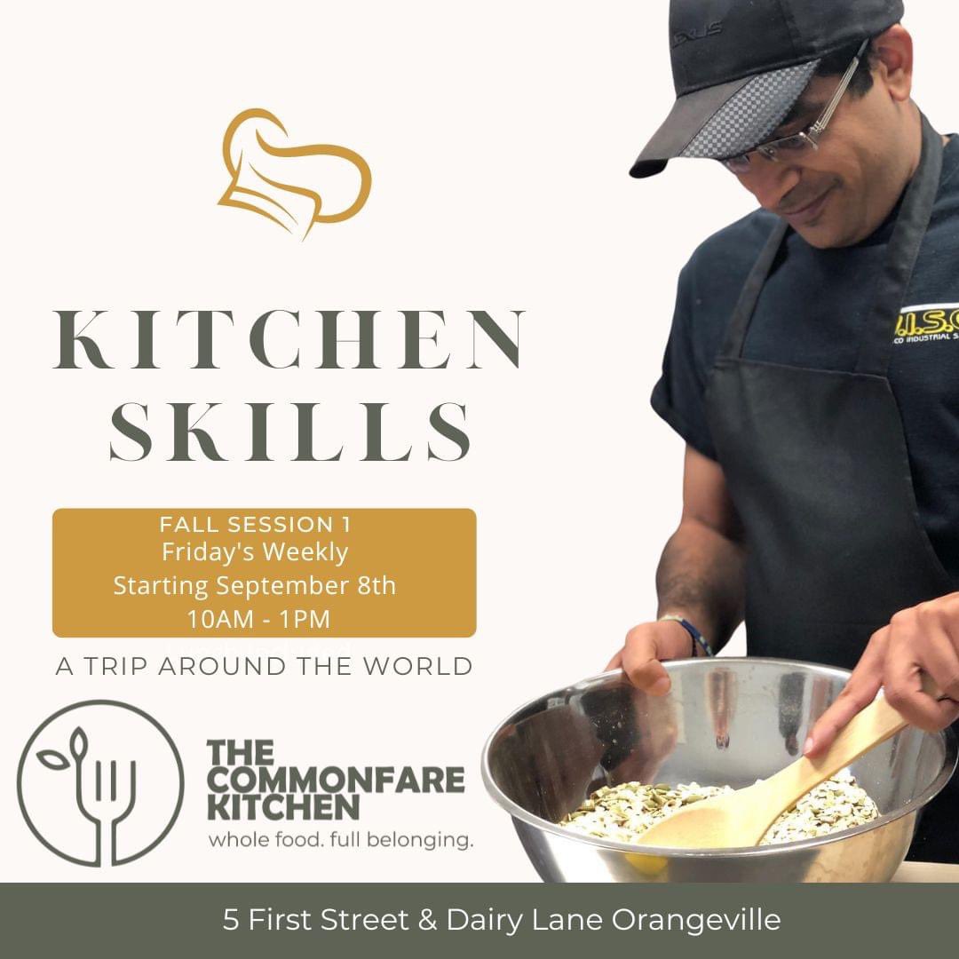 CommonfareOV's tweet photo. Spots are filling up fast for Kitchen Skills Fall Session 1
"A Trip Around The World" 👨‍🍳🌍

https://t.co/q8KIL5lwtw

#Orangeville #DufferinCounty https://t.co/yNTrB2g6j1