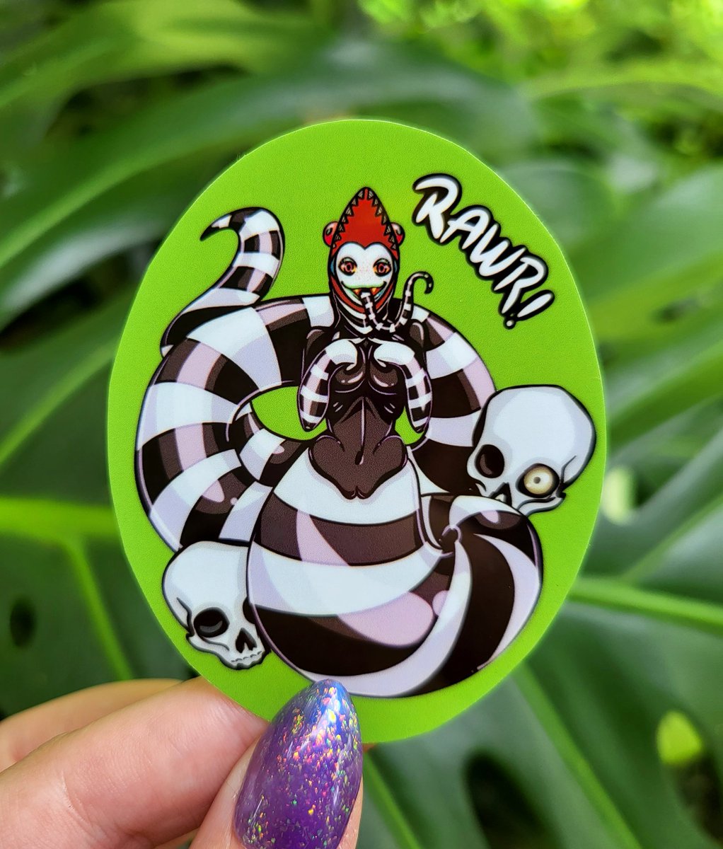 EcchiForest's tweet photo. Beetlejuice, Beetlejuice, Beetlejuice!  
Spooky season is upon us!
I've been stocking my shop with all sorts of halloween themed designs! 
https://t.co/fBXY5SkmnN https://t.co/cBBJ7Dcssx
