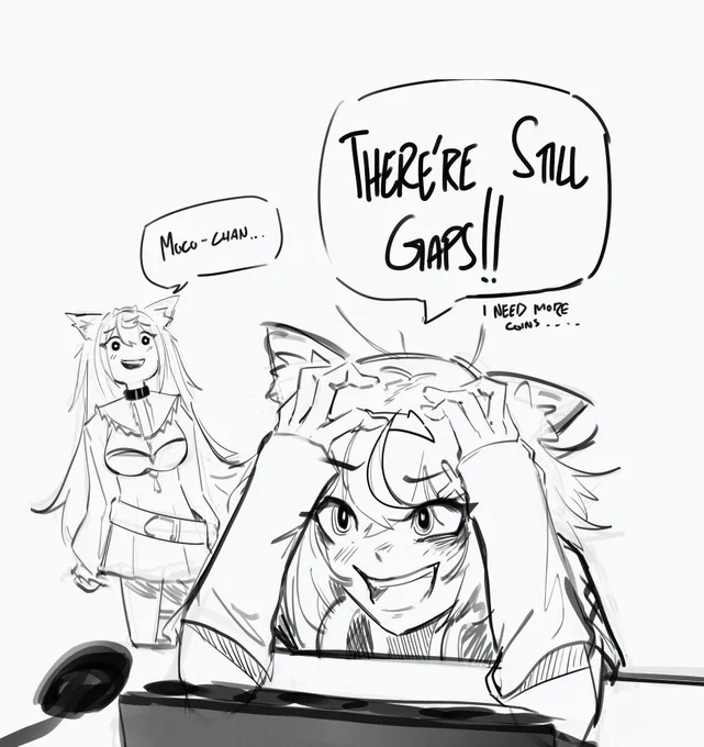 We've lost Mococo to the gacha... 