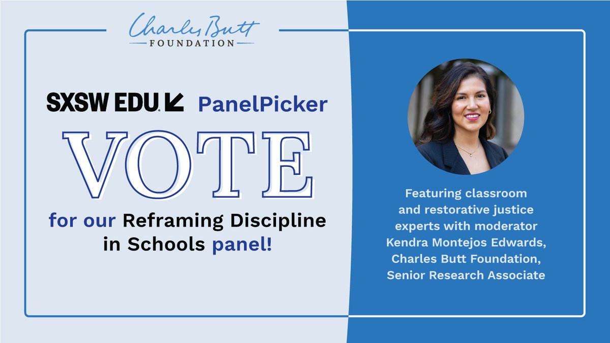 Our Learning & Impact team submitted a panel proposal for #SXSWEDU! Head to the website now through August 20th to vote for our session and hopefully see us on the stage in March 2024: panelpicker.sxsw.com/vote/141946. #TxEd #PanelPicker #SXSWEDU2024