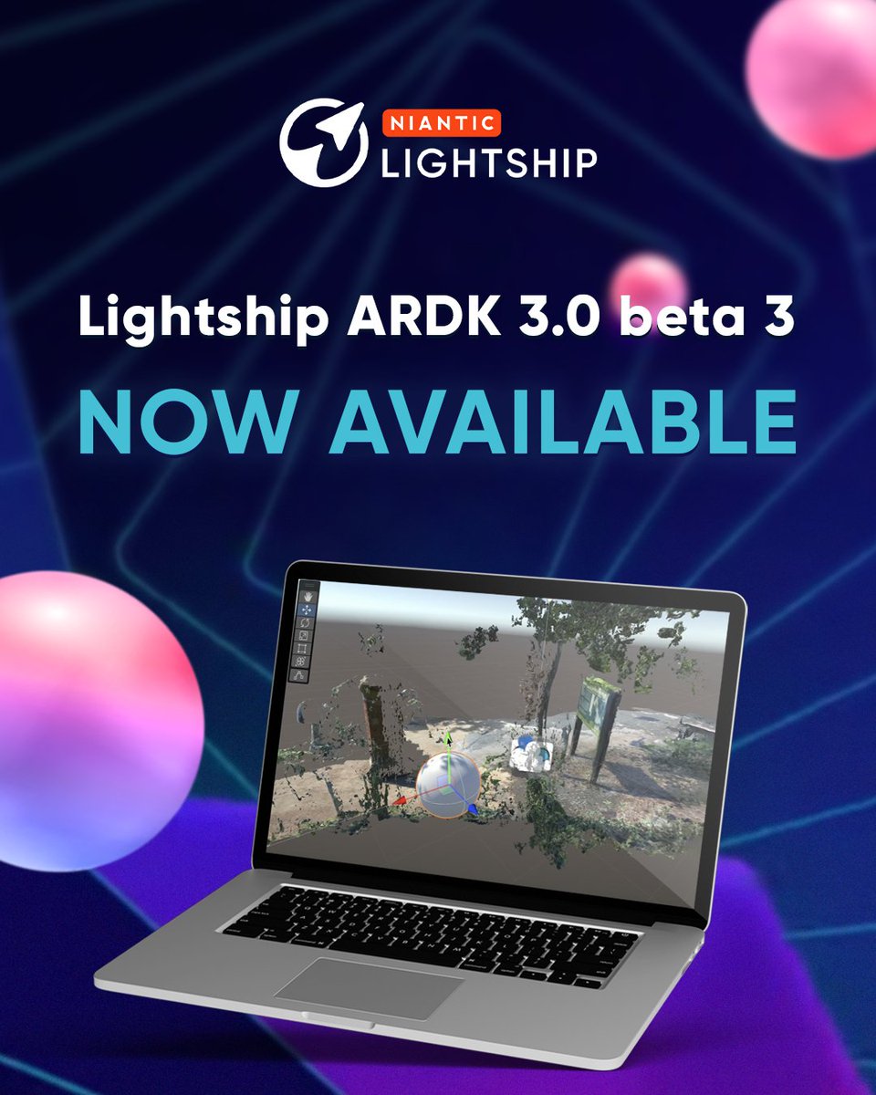 NianticLabs's tweet photo. Lightship ARDK 3.0 beta 3 is here! 🚀

Now with support for shared AR co-localization via image targets and the added ability to record your own playback files for in-editor testing!

Download and try it out today: https://t.co/588tGBk1Zj : https://t.co/VnDZdpWhj7