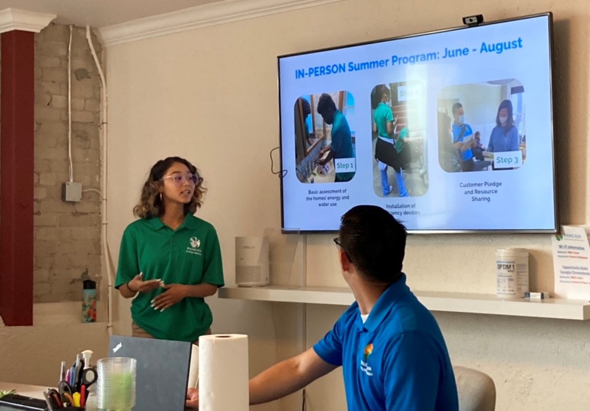 Last week we had @BayREN_Official & @californiapuc come by our office for a tour and presentation about the work our Climate Careers program is doing! It was great having you -- can’t wait to share more updates as our Climate Careers youth take on their fall externships!