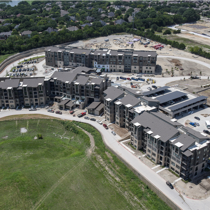 BuildANDRES's tweet photo. View from the ✈️ at Touchmark at Emerald Lake in McKinney! https://t.co/pzzJ0Ud2zv