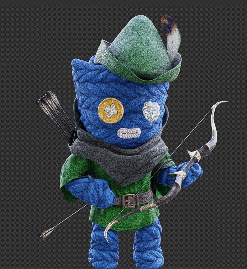 This is “Robin Hood” Knfty. He will ensure that OG holders, who kept the project alive for so long, are well-treated and that the OG collection maintains equal and robust utility both before the game launch and within the game itself 🧶🤗