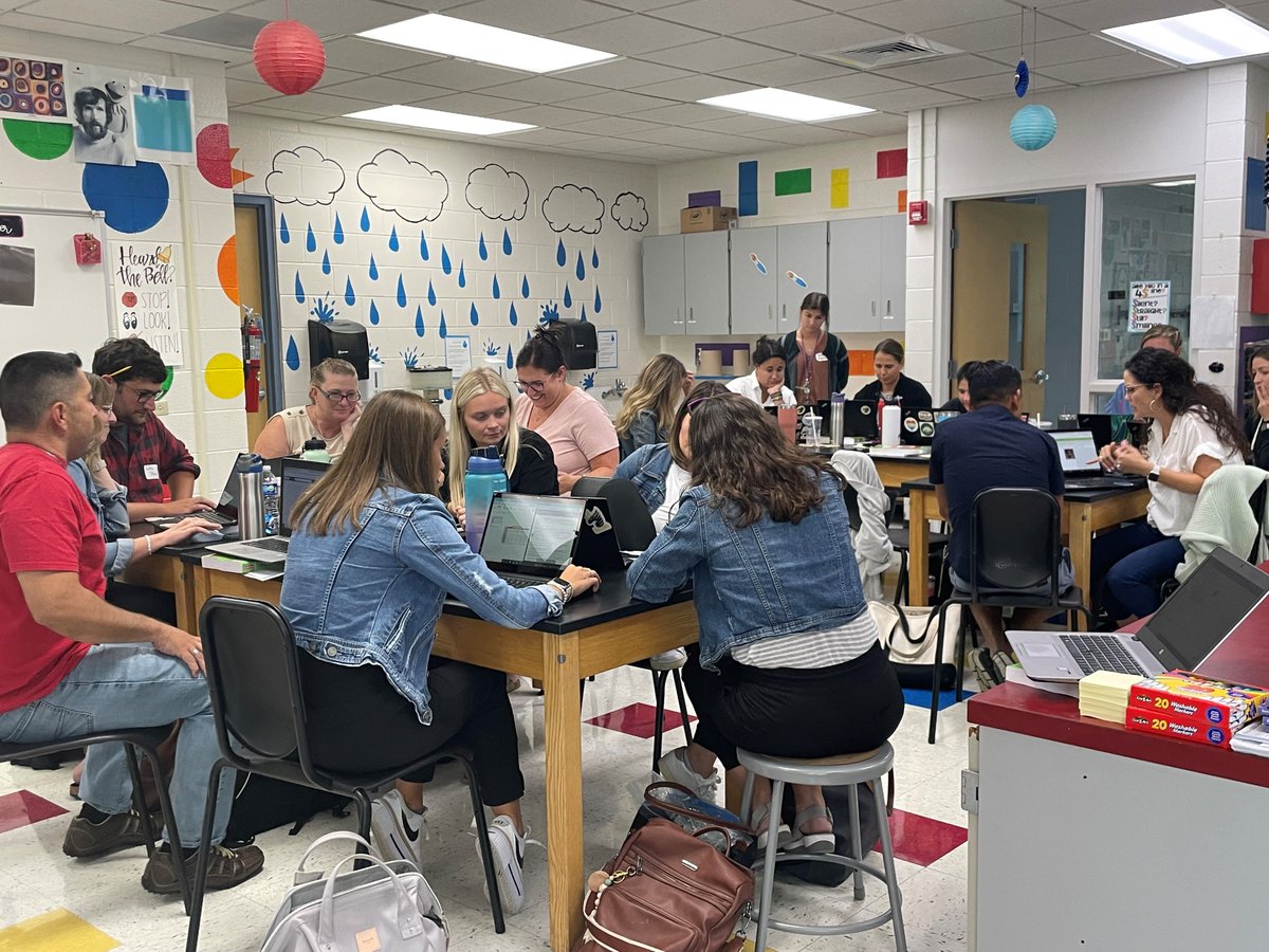 Thank you <a href="/JSerravallo/">Jennifer Serravallo</a>'s team for engaging us in  thought provoking and inspiring professional learning today. Elmwood is ready to ELEVATE our students' writing. <a href="/LangesMatt/">Elmwood Eagles</a> <a href="/Naperville203/">Naperville 203</a> #writers #youbelong #Elevate