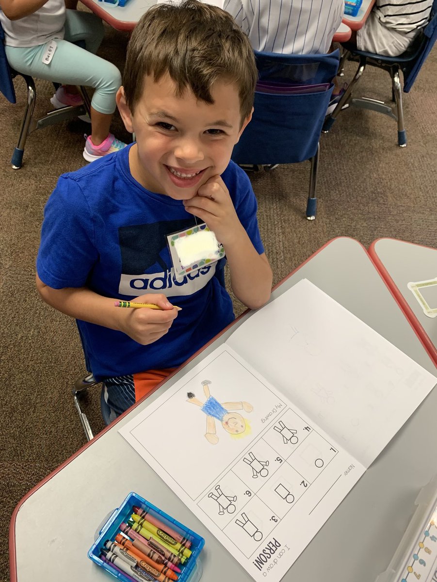 We have learned to draw a person by using shapes!