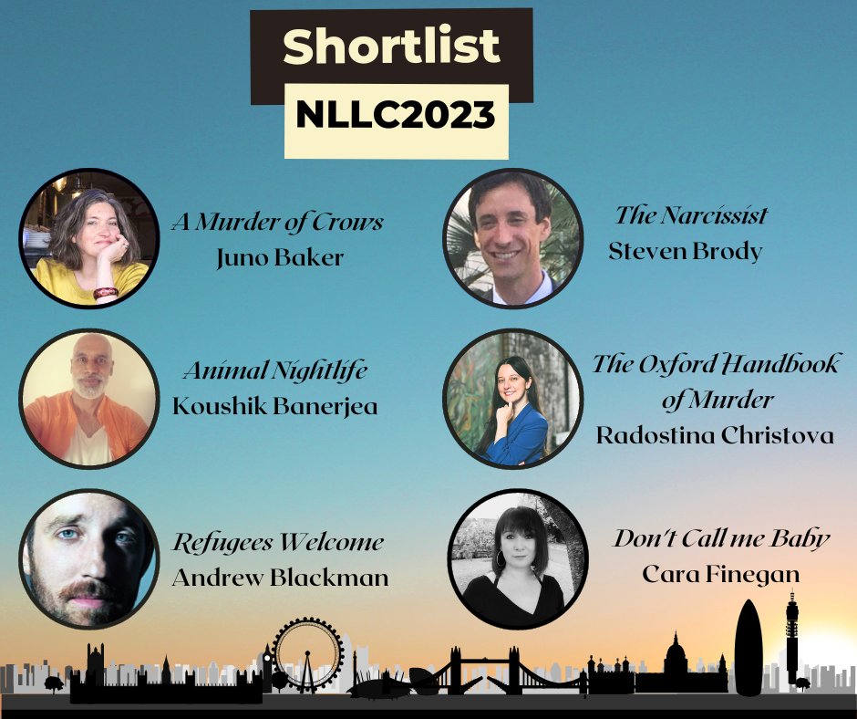 Novel London (@novel_london) on Twitter photo 🎉Exciting news! The shortlist for #NLLC2023 is here! #Congratulations to all the remarkable writers <a href="/JunoBaker/">Juno Baker</a> #KoushikBanerjea <a href="/BlackmanAndrew/">Andrew Blackman</a> <a href="/brodysteve/">Steve Brody</a> #RadostinaChristova & <a href="/CaraBBelle/">Cara Finegan 🏳️🌈 @Carabbelle</a>. Special thanks to <a href="/Dchandlerauthor/">Diane Chandler</a> <a href="/stephaniezia/">Stephanie Zia🕊</a> <a href="/Blackbird_Bks/">Blackbird Books</a> <a href="/EliseDillsworth/">Elise Dillsworth</a> 😀🙏📚 🎉Exciting news! The shortlist for #NLLC2023 is here! #Congratulations to all the remarkable writers <a href="/JunoBaker/">Juno Baker</a> #KoushikBanerjea <a href="/BlackmanAndrew/">Andrew Blackman</a> <a href="/brodysteve/">Steve Brody</a> #RadostinaChristova & <a href="/CaraBBelle/">Cara Finegan 🏳️🌈 @Carabbelle</a>. Special thanks to <a href="/Dchandlerauthor/">Diane Chandler</a> <a href="/stephaniezia/">Stephanie Zia🕊</a> <a href="/Blackbird_Bks/">Blackbird Books</a> <a href="/EliseDillsworth/">Elise Dillsworth</a> 😀🙏📚
