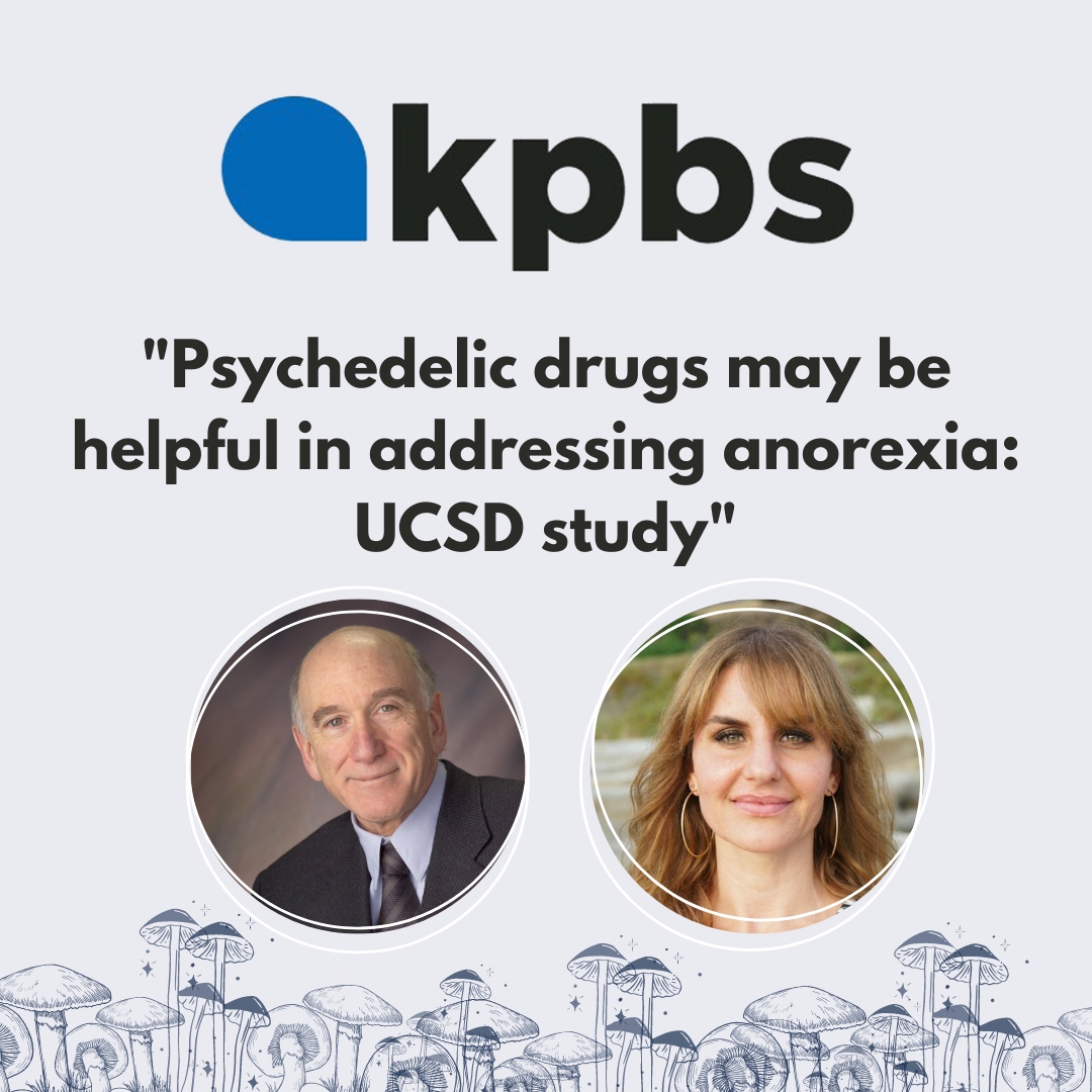 Drs. Kaye and Knatz-Peck spoke to #KPBS last week about their current study investigating if #psilocybin can be a safe and effective tool in the treatment of Anorexia Nervosa. kpbs.org/news/local/202…

If you are interested in participating, please visit: clinicaltrials.ucsd.edu/trial/NCT05481…
