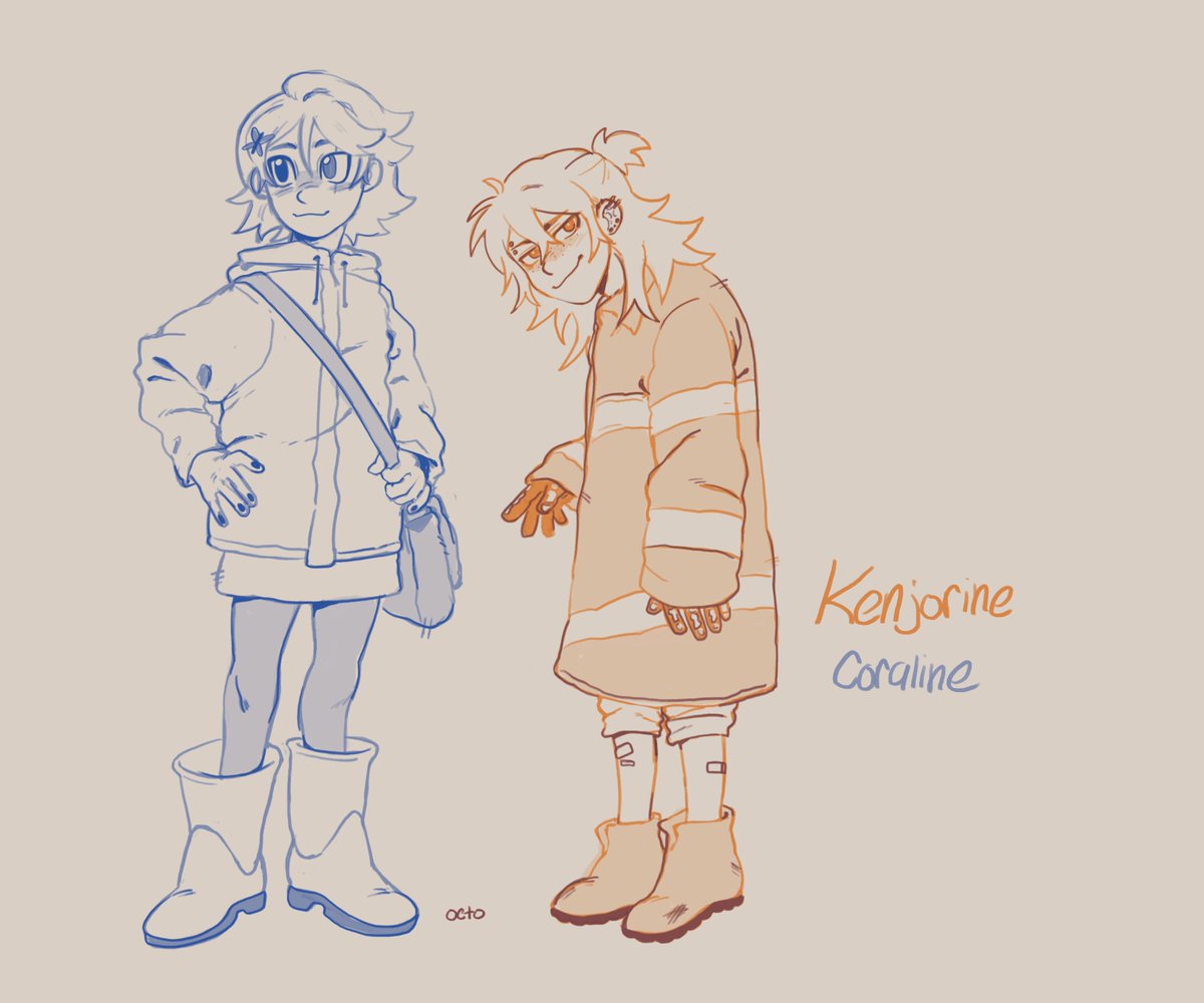 octo__pie's tweet photo. So we know about Coraline kenjorine 
But what about,,, more spooky ships,, https://t.co/DYldpatYQq