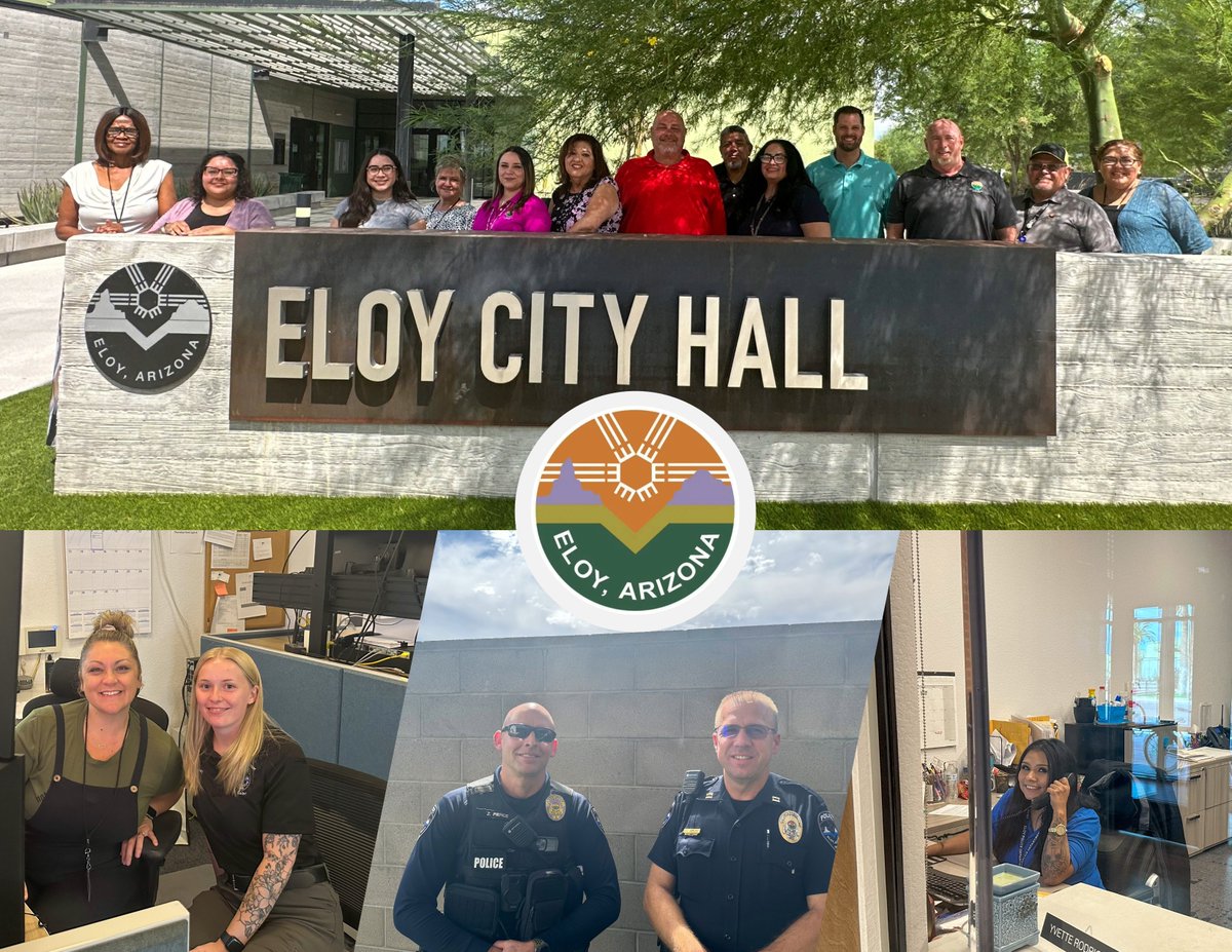 CityofEloy's tweet photo. Join the City of Eloy in Celebrating #CityHallSelfieDay! Where the city gets to showcase their incredible employees, the work they do, and their love for the City of Eloy.  

#eloystrong #Eloy #cityofeloy https://t.co/xxk2V9eWQ4