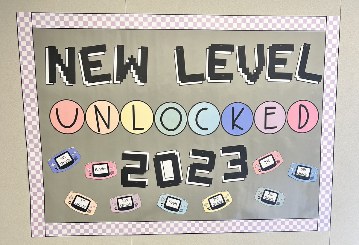 New office bulletin installed today!

Our #MTVeagle theme this year is Level Up! 🏆🎮🦅