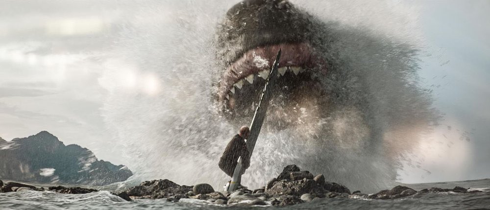 tedtakes's tweet photo. “While it fails to effectively build on the success of the original film opting for more story and less action, @MegMovie is still a fun time at the theater to see Jason Statham vs Giant Killer Sharks 2.0.”

Full Review ➡️ https://t.co/8mBJVy63KD 🦈

See it at @SmittysCinema 🎟🍿 https://t.co/VO8A8IDGrE