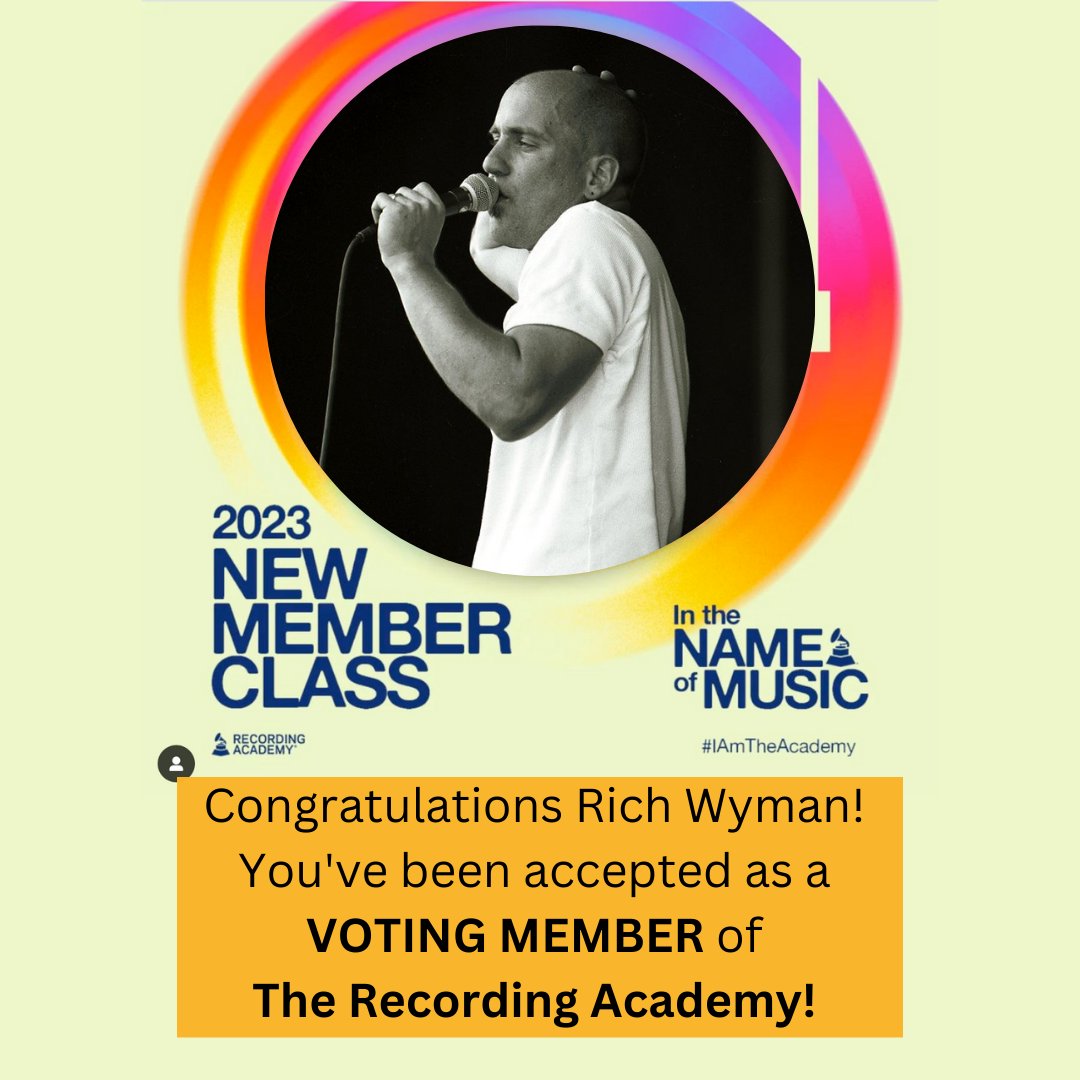 I'm so honored and excited for this incredible opportunity.  Thank you Recording Academy!
YOU can help: LISTEN & LIKE our NEW SINGLE. It helps to make this dream become a reality. Thanks! 

*LISTEN: orcd.co/qmd8oxo

#richwymanandlisaneedham #therecordingacademy