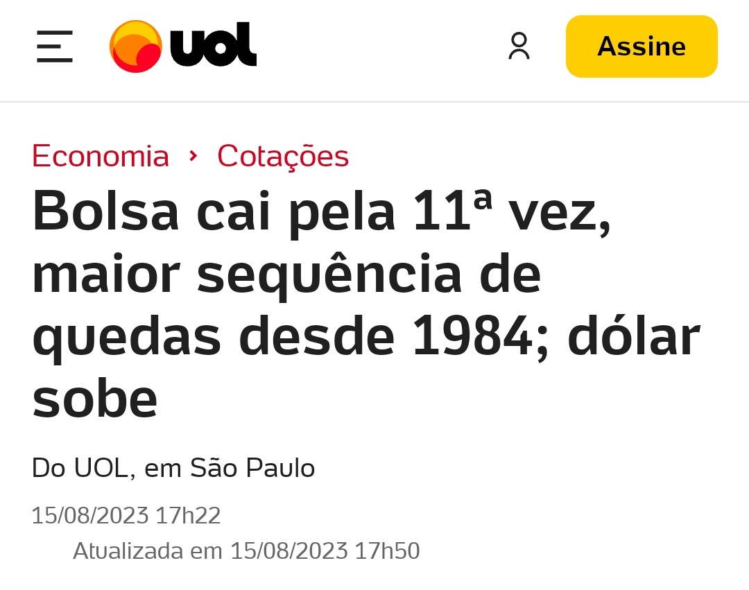 uol em 15 08 2023