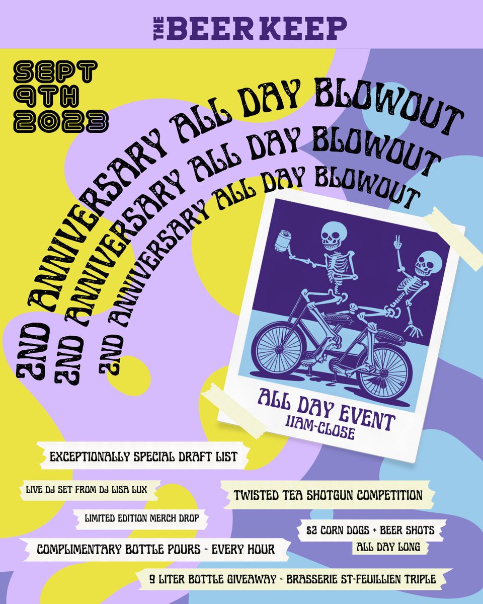 We're going to just leave this here.. 🎉

All the details > thebeerkeep.com/events