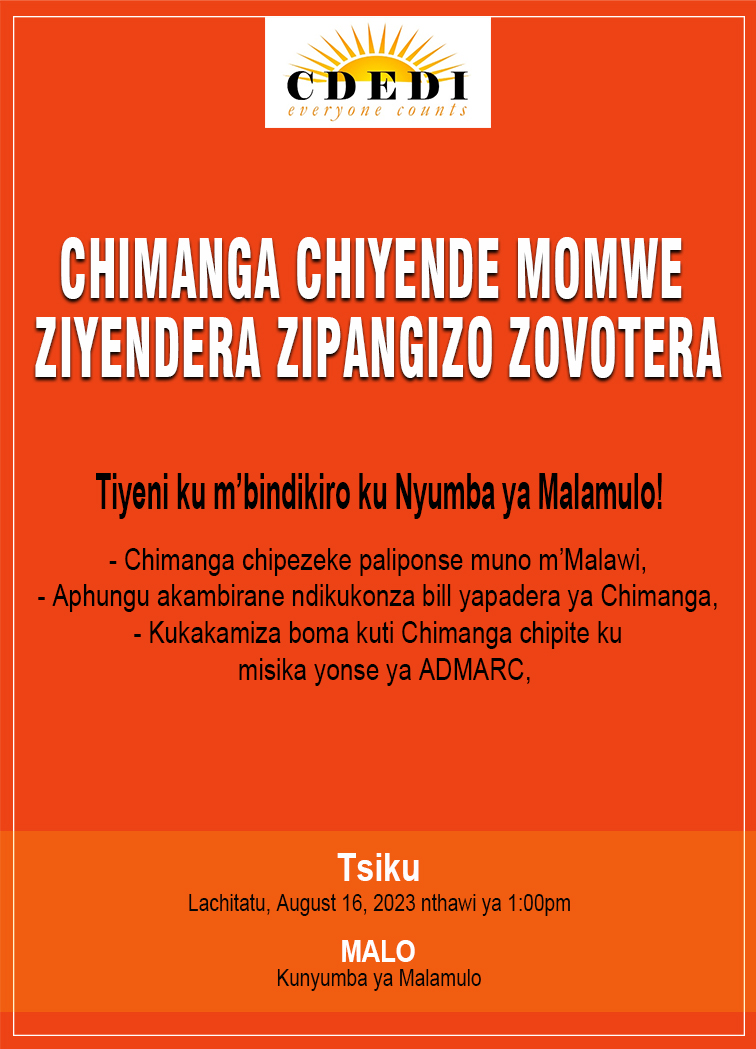 CDEDI3's tweet photo. Chimanga chifike paliponse ngati mapepala a mavoti! https://t.co/J7wxOlvzdA