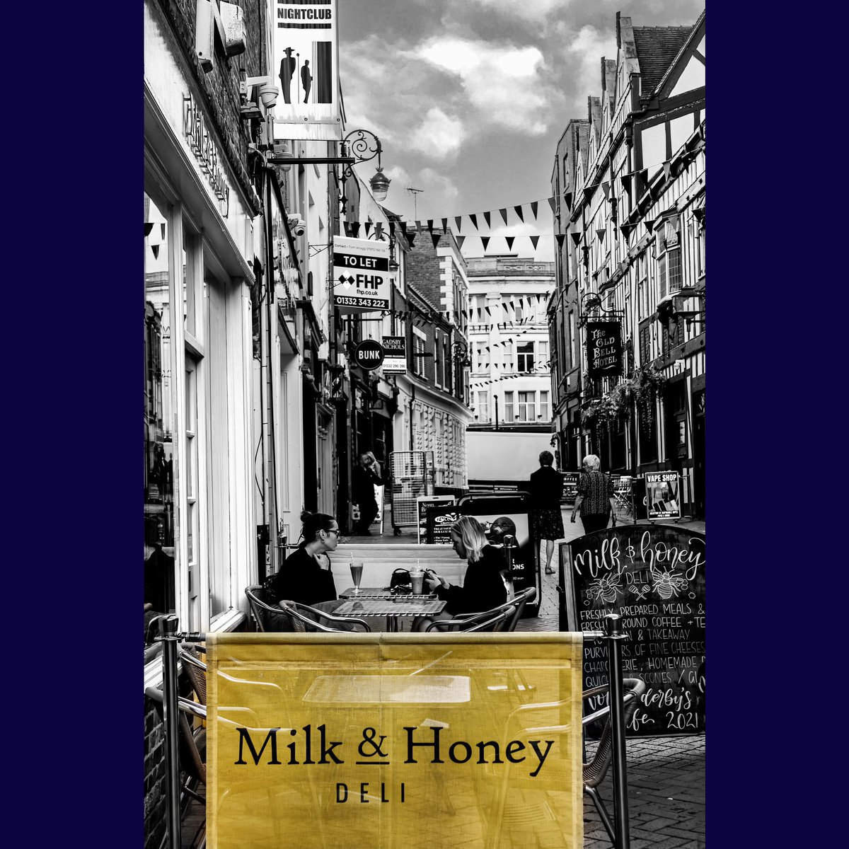 indacocreations's tweet photo. Milk & Honey #Streetlife #Outdoors #Architecture #City #coffee_break #Pedestrianised #Chat #Street https://t.co/YGq9ZI1Xsu