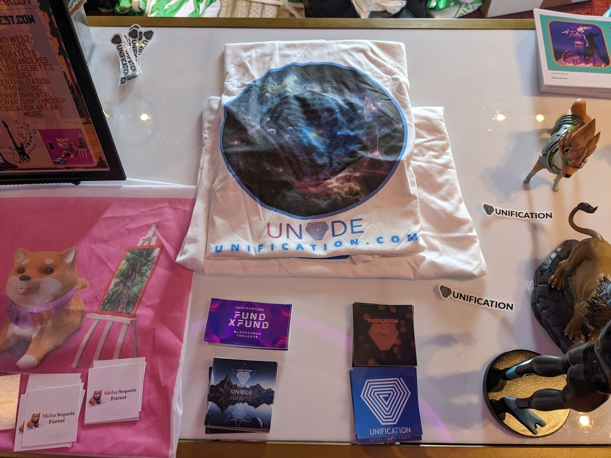 JonathanEKrause's tweet photo. Unification is right at home here at the @Futurist_conf! Green roads ahead for the Unification family 🔥

@UnificationUND @Shibtoken @ETH_Toronto #Futurist23 #ETHToronto #ETHWomen #ShibaArmy #Shibarium #UNoDE https://t.co/AqdUEH0x2T