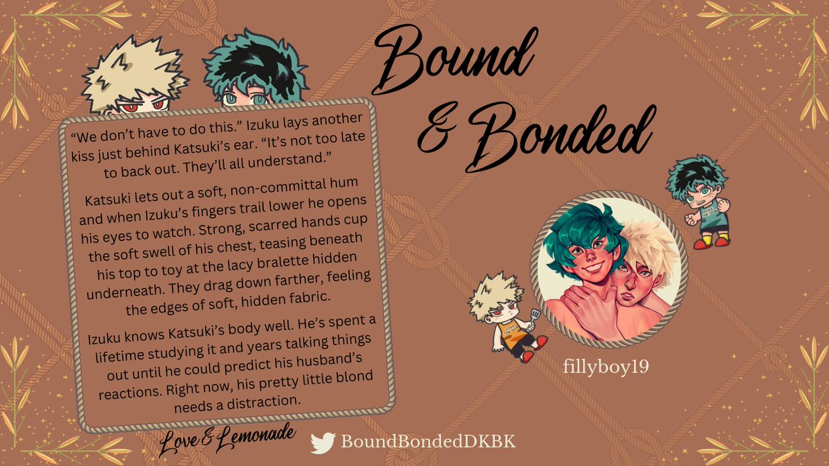 A little preview of my second piece for the <a href="/BoundBondedDKBK/">Bound & Bonded: a DKBK Domestic Kink Zine-Complete</a> zine!