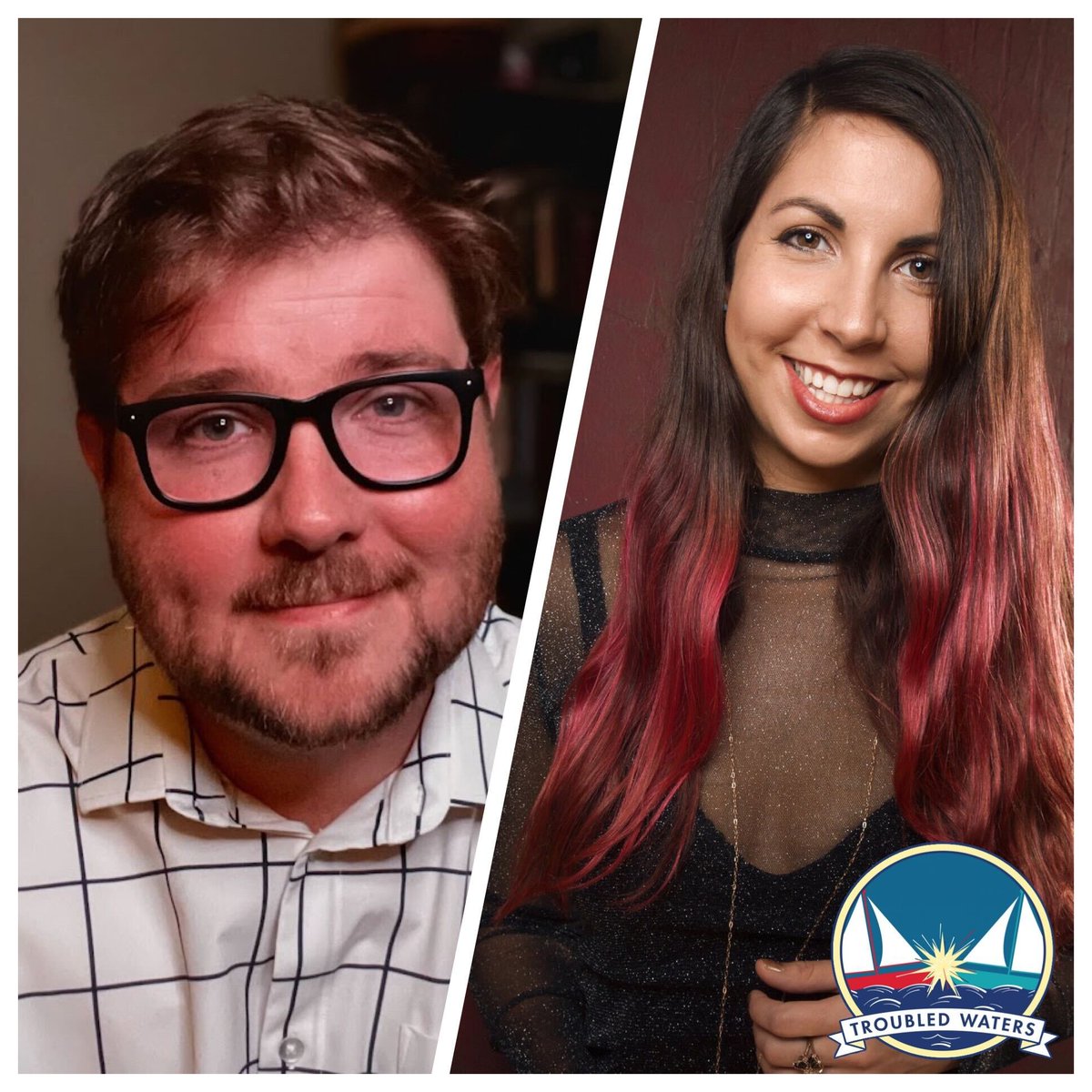 Troubled Waters (@troubledpod) on Twitter photo This week, our friends Glen Tickle and <a href="/thecaitlincook/">Caitlin Cook</a> join host <a href="/DaveHolmes/">DaveHolmes.bsky.social</a> for some strike-proof trivia, Sinead O'Connor covers, and tequila!
Listen here and please RT:
maximumfun.org/episodes/troub… This week, our friends Glen Tickle and <a href="/thecaitlincook/">Caitlin Cook</a> join host <a href="/DaveHolmes/">DaveHolmes.bsky.social</a> for some strike-proof trivia, Sinead O'Connor covers, and tequila!
Listen here and please RT:
maximumfun.org/episodes/troub…