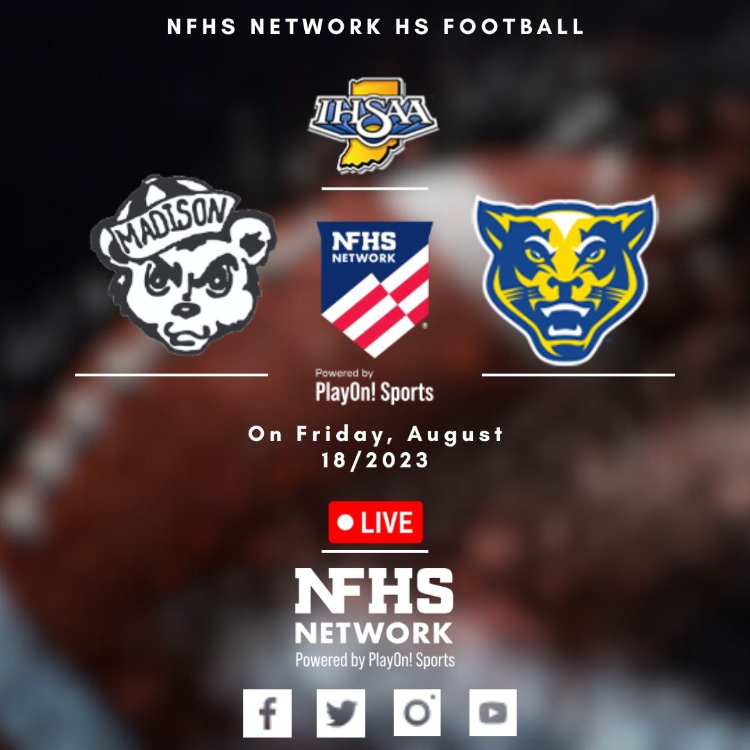 Madison vs Greenfield-Central | Indiana High School Football Live Stream 2023
Watch Live here: bit.ly/45bl4cf
on Friday, August 18 🕚 8p.
<a href="/GCCougars/">GCHS Cougars</a> <a href="/CougarHoops2/">Greenfield Central Cougar Hoops</a> 
<a href="/GreenfieldDR/">Greenfield DR</a> 
<a href="/GCcougarsVB/">GCHS Volleyball</a>
@MrCaryGC
<a href="/CougarHoops2/">Greenfield Central Cougar Hoops</a>
<a href="/Greenfield_WC/">Greenfield-Central Wrestling</a>
<a href="/GCHSWomensBball/">Greenfield-Central Women's Basketball</a>
<a href="/GC__AT/">GC Athletic Training</a>
<a href="/MCHS_Softball1/">Madison Lady Cubs Softball</a>