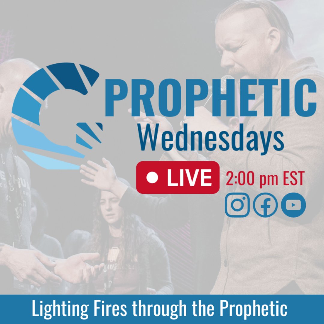 Global_Awake's tweet photo. Join us tomorrow for our weekly Live Prophetic Wednesdays! Tune in online at 2pm EST to get empowered and equipped in the prophetic. https://t.co/CWfEei50XE