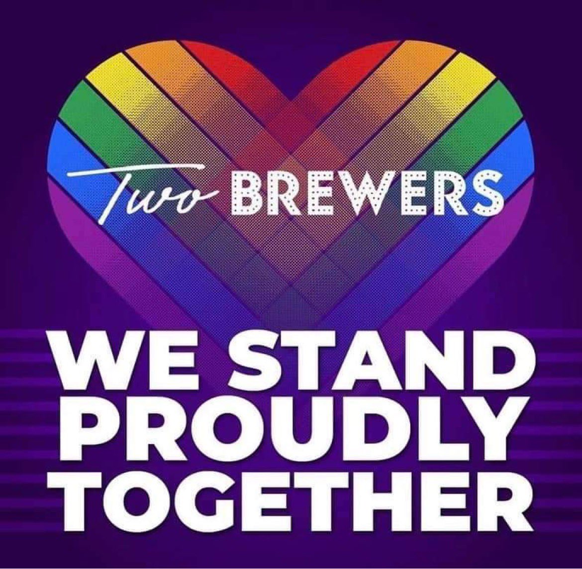 We stand proudly together 💜