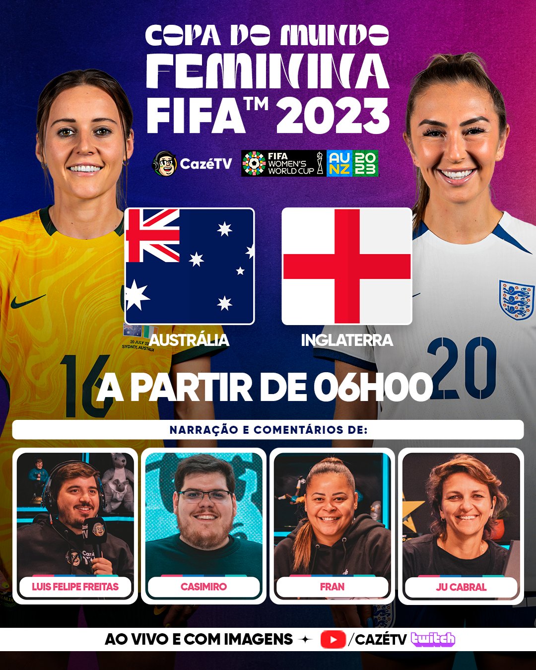 CAZÉTV APRESENTA O MELHOR DA COPA DO MUNDO FEMININA FIFA™ 2023 