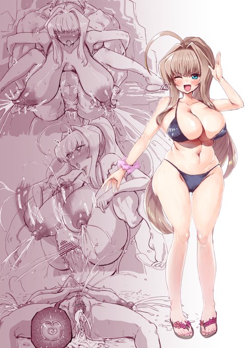 【skebe】「のゑるちゃん、知らない人と一緒に岩陰のほうに行ってたけど、知り合いだったのかな…?」 