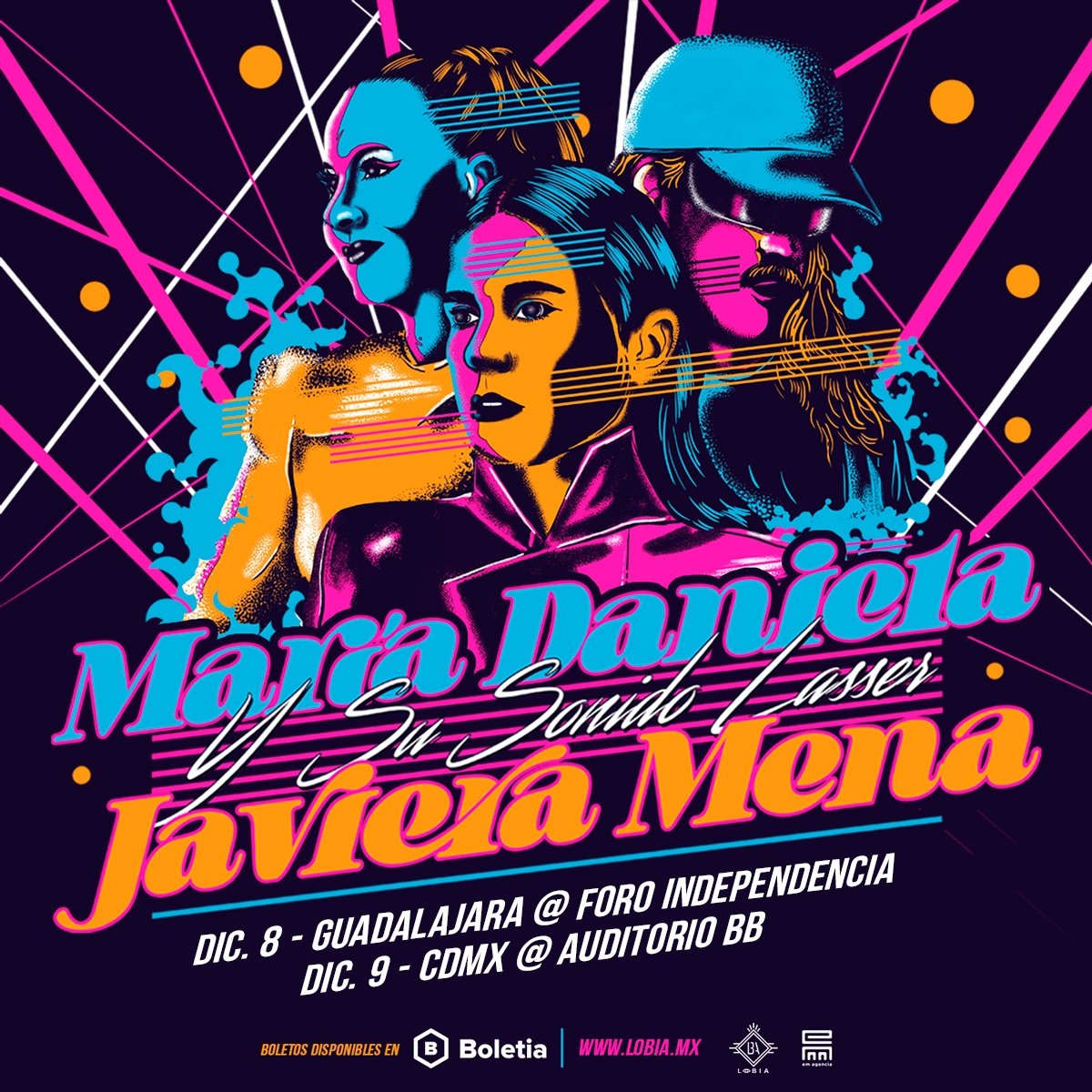 Guadalajara y CDMX nos vemos este Diciembre junto a @javieramena  ❤️

Los boletos ya están disponibles en:

linktr.ee/mdyssl