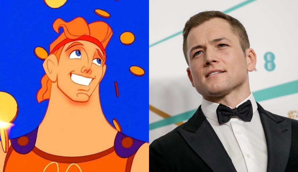 GeekCamaraAcc's tweet photo. Fuertes rumores indican que Disney habría encontrado a los protagonistas de su live action de #Hercules. 

 #TaronEgerton (Rocketman, Kingsman) tomará el papel del semidiós y #ArianaGrande como Megara. También se habla que Danny DeVito tomará el rol de Filoctetes. https://t.co/r9Z5HhYlAf