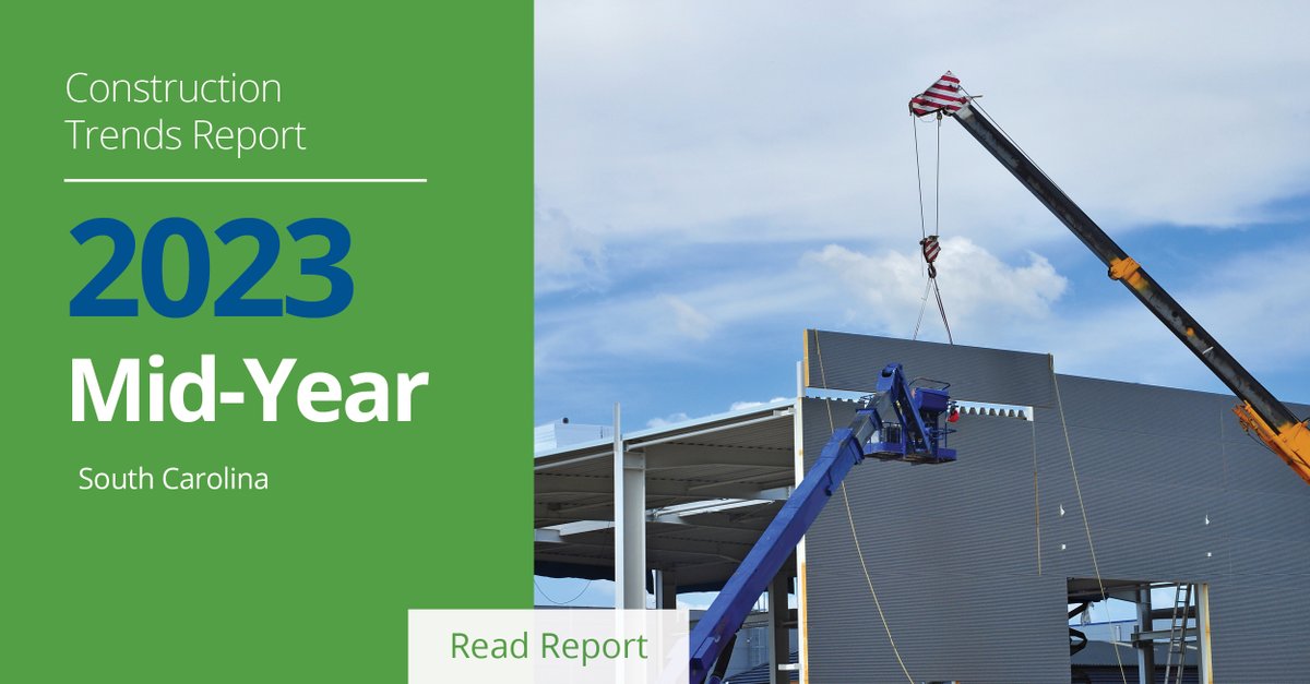 LCKLLC's tweet photo. Just Released: LCK/@ColliersSC 2023 Mid-Year Construction Trends Report: Manufacturing construction starts are up sharply year over year. Read more and download the full report on our website: https://t.co/GjY8q610JW #constructiontrends #southcarolina #projectmanagement https://t.co/2nbGmIlgAp