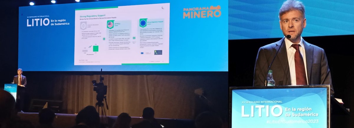 It was great to present at <a href="/PanoramaMinero/">Panorama Minero</a> 2023 in #Salta: the largest #lithium audience I've ever seen (1,700 attendees). 

<a href="/LivistaEnergy/">Livista Energy</a>, contributing to the development of the #European Lithium-ion Battery (#LIB) supply chain.

#mining #LIBsupplychain #lithium #cathode #cell