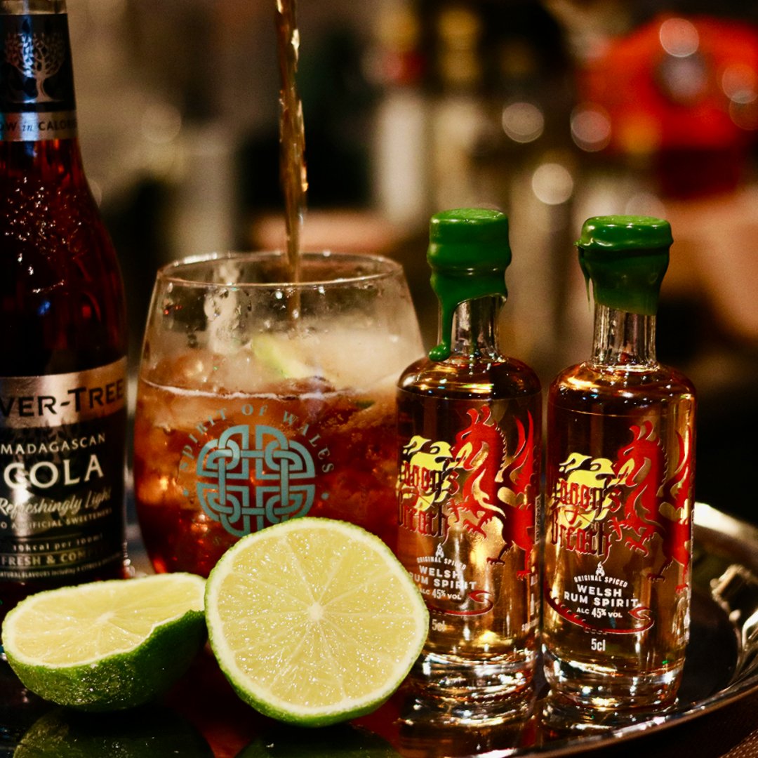 Spirit_of_Wales's tweet photo. A new batch of Dragon’s Breath has just been made and back in stock. Explore the flavour of the dragon this #tryaminituesday which is great on its own or in a spicy cocktail. Get yours now. https://t.co/PglXdlzEJG

#spiritofwales #welshrum #dragonsbreath #madeinwales https://t.co/VZCVUOfbaY