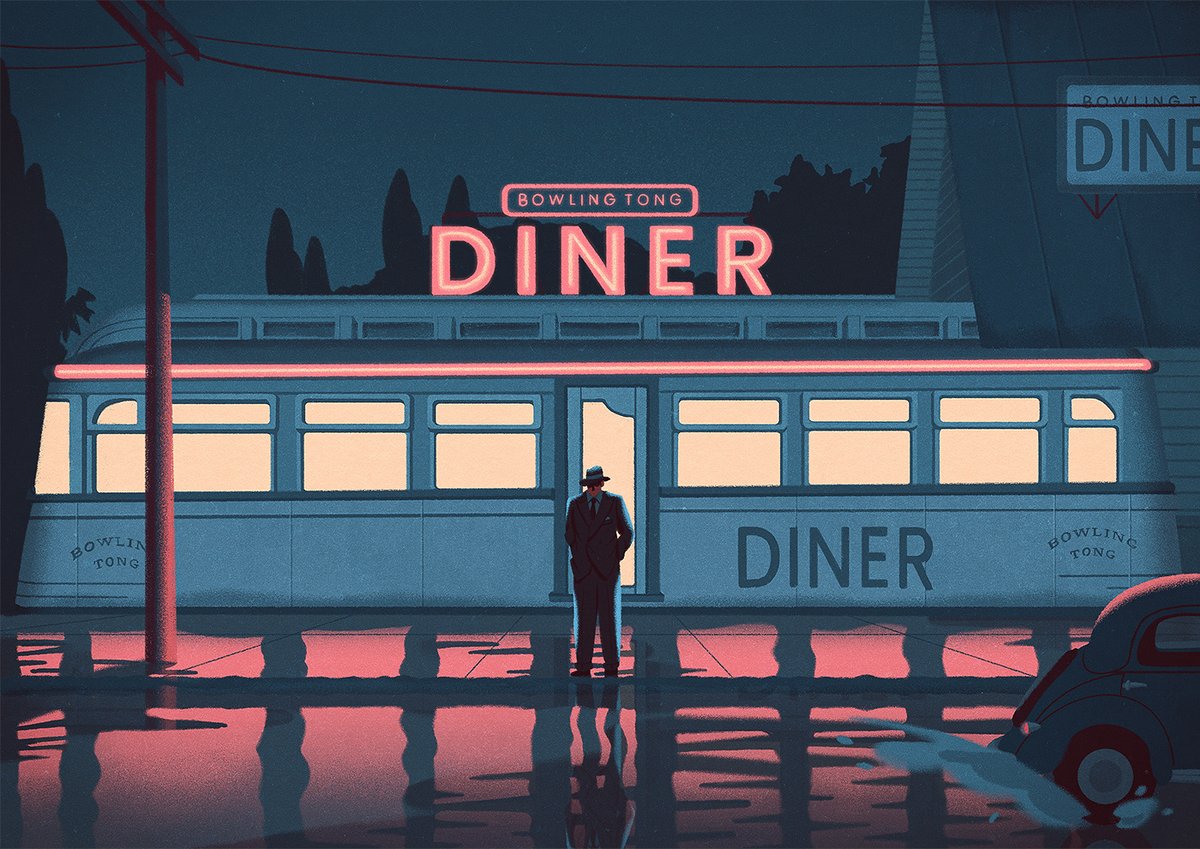 creativecloud's tweet photo. Light sets the mood in this vintage movie series from Bowling Tong: https://t.co/dmTGXzUzcg 

IG: bowlingtong_illustration
CC Apps: Photoshop https://t.co/DdpL9PZJnE