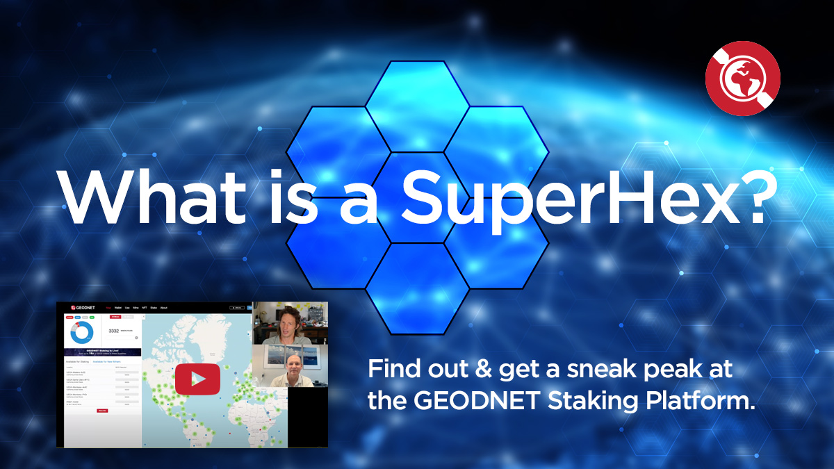 GEODNET's tweet photo. 👀 Get a sneak peek at the new GEODNET Staking Program on @DePINState's interview with @mikeahorton
Learn how to stake a SuperHex™ and earn additional rewards.
https://t.co/wrc3yPTC9n
#GNSS #Web3 #Stake #SuperHex #GEODNET https://t.co/3Nad0Wb28V