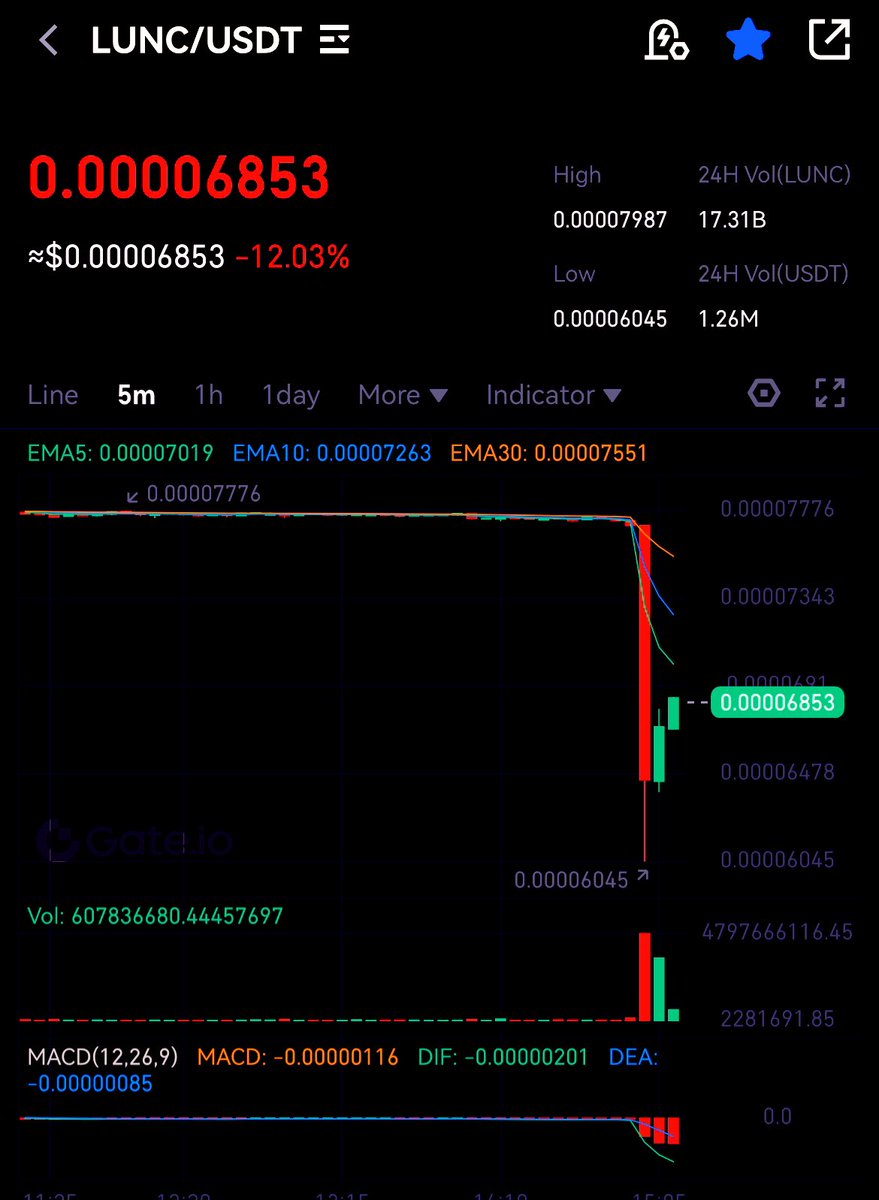 WTF just happened ? #LUNC