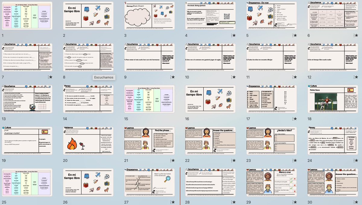 scshoots's tweet photo. ✨ NEW RESOURCE!✨ I have birthed my first TES resource SUPER late to the party but I hope you enjoy it! Of course, inspired by @gianfrancocont9 MARSEARS. #mfltwitterati 

3x GCSE Spanish lessons on free time + complex opinions. Great recap, too! https://t.co/YSlAigBC1P https://t.co/w5oZAKpGYI