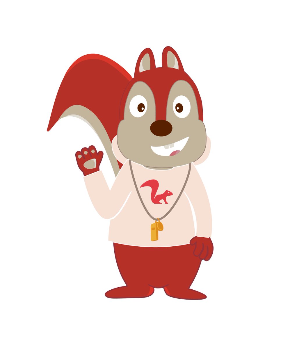 Did you know though that the first creature to wear our iconic pink hoodie wasn’t a person, but a cartoon squirrel?

In 2020, we created Rory the Red Squirrel as an avatar for Red Squirrel. The swag hoodie is based on Coach Rory's outfit!