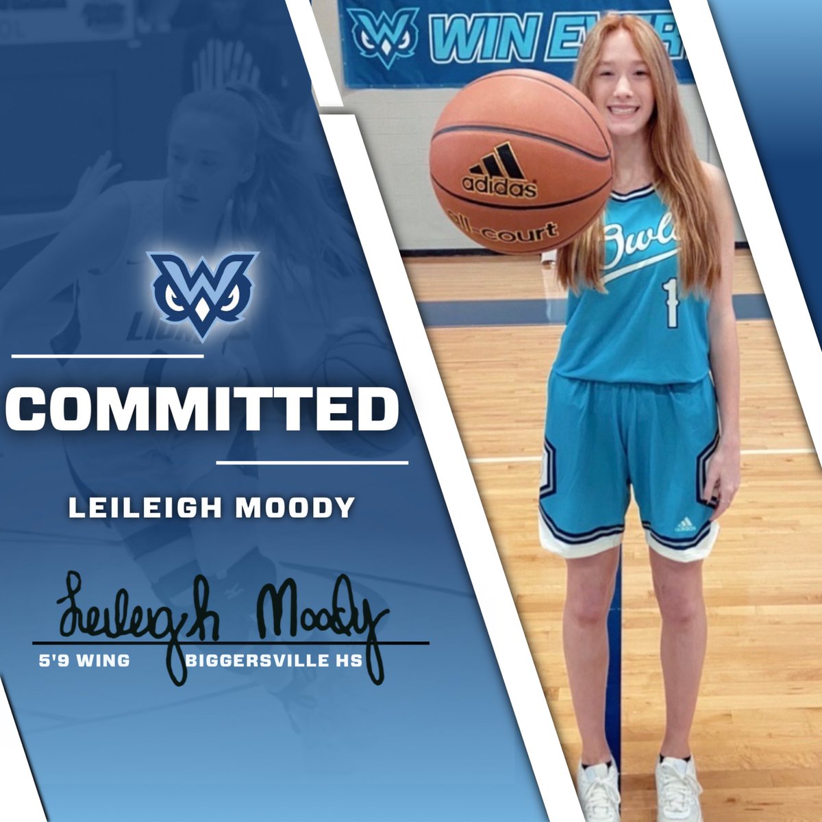 TheW_WBB's tweet photo. Excited to announce the commitment of 5'9 Wing Leileigh Moody from Biggersville HS! Leileigh averaged 12 ppg and 6 rpg as well as being named All-Area Team, 1st Team All Division and 1st Team All County in her 2023 season! Welcome home Leileigh! https://t.co/LYcWWCJfM9