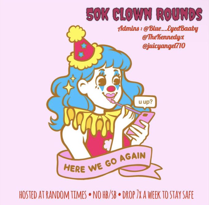 2 more round groups I need fresh faces for!   ✖️COMMENT FOR AN ADD✖️ ✖️✖️VERIFIED SW ONLY✖️✖️  🤡= 50k 🐰=