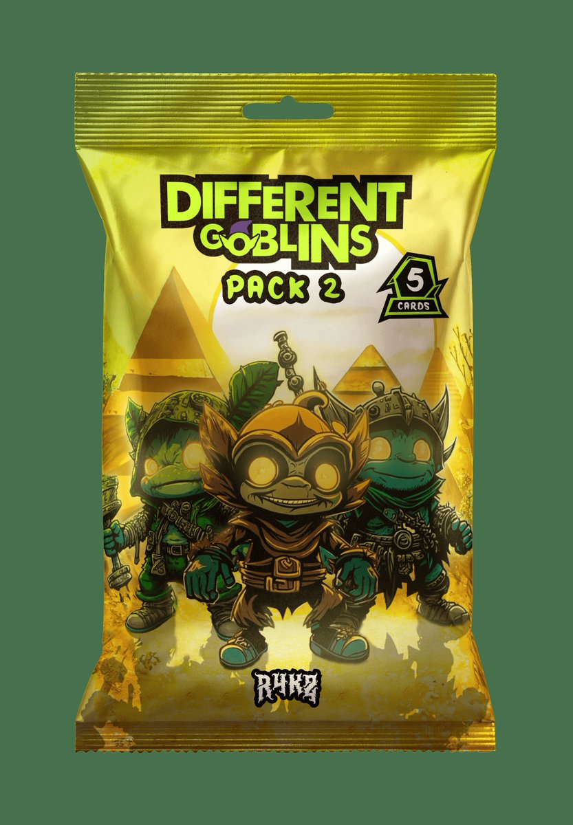 CryptoVishal1's tweet photo. 🎁🎉Different Goblins Pack 2 #NFTGiveaways 🎉🎁

To enter:
1️⃣Follow @CryptoVishal1 
2️⃣RT+❤
3️⃣Tag your Wax Buddies
4⃣Favourite Meme 😂

👇Wax Wallet👇

48 Hrs⏰

#NFT #nftart #nfts #NFTGame #crypto #NFTCommunity #PlayToEarn  #NFTProject #NFTCollection #waxp #P2EGame https://t.co/VY7y0TsSGD