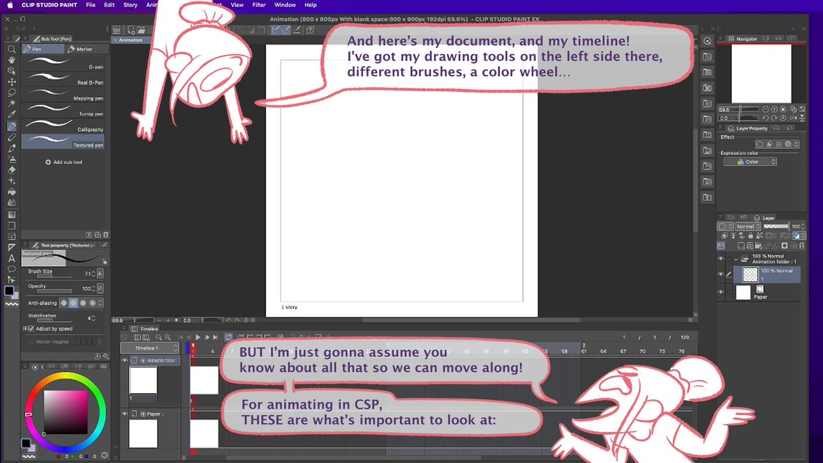 Here is a tutorial I put together on how I make animations in Clip Studio Paint! Hope some folks find this helpful! (1/9)