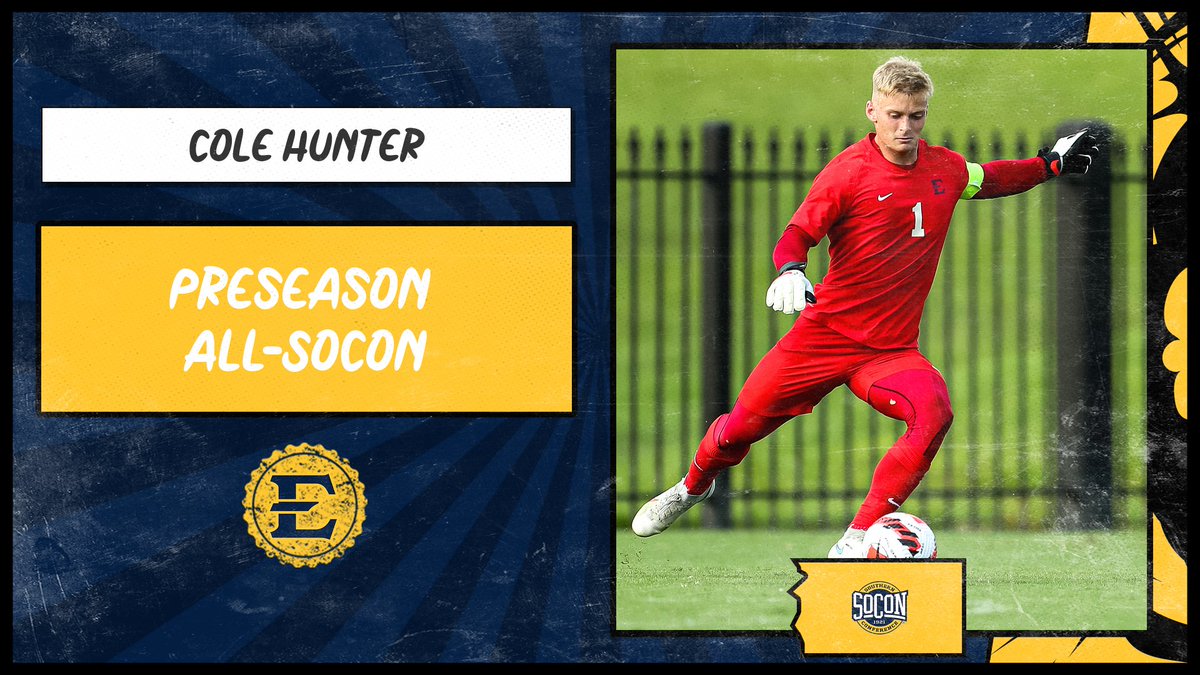 𝙋𝙧𝙚𝙨𝙚𝙖𝙨𝙤𝙣 𝙎𝙤𝘾𝙤𝙣 𝙎𝙚𝙡𝙚𝙘𝙩𝙞𝙤𝙣𝙨 ⚽️

Congrats to our 4⃣ Bucs who earned preseason all <a href="/SoConSports/">The Southern Conference</a> honors...

🔹𝙆𝙞𝙚𝙧𝙖𝙣 𝙍𝙞𝙘𝙝𝙖𝙧𝙙𝙨
🔹𝙏𝙖𝙧𝙞𝙠 𝙋𝙖𝙣𝙣𝙝𝙤𝙡𝙯𝙚𝙧
🔹𝙃𝙚𝙣𝙧𝙞𝙠 𝙂𝙪𝙚𝙣𝙩𝙝𝙚𝙧
🔹𝘾𝙤𝙡𝙚 𝙃𝙪𝙣𝙩𝙚𝙧

#ETSUTough 🏴‍☠️