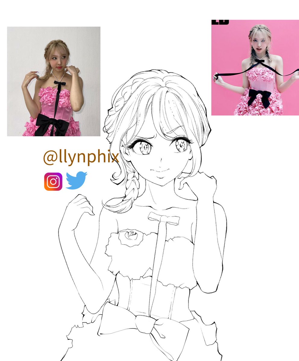 llynphix's tweet photo. Nayeon lineart by me
Work in progress
OPEN FOR COMMISSIONS
#kpop #twice #twiceedit #nayeon #once #kpopmemes #korean #anime #animeart #art #lineart #animegirl #art #artist #lineart #love #kpopstan #stan
#interiordesign #nayeonpop
#design.
#fashion.
#instagood.
#style
#inspiration https://t.co/qYRLxY8tlq