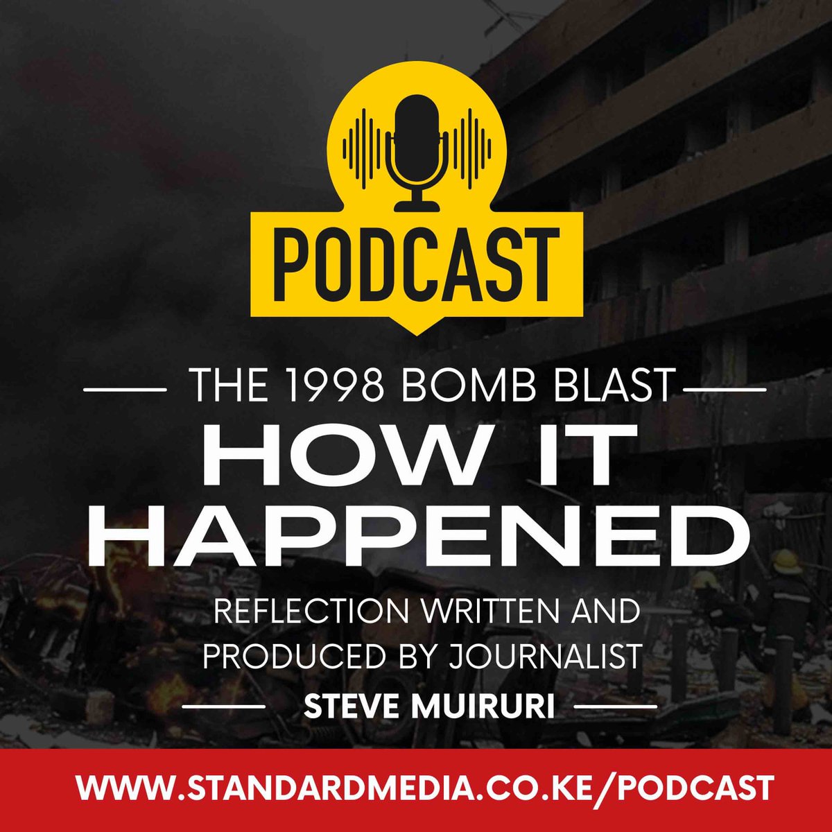 StandardKenya's tweet photo. We delve deep into the riveting personal experience of journalist Stephen Muiruri as he takes us on a journey back to the tumultuous year of 1998 when the horrifying echoes of terror reverberated through the streets of Nairobi, Kenya.
https://t.co/3U0UtelA9H
#HowItHappened https://t.co/PzSMRuPx4N