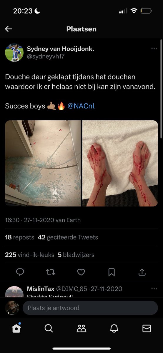 derausputzer's tweet image. Sydney op twitter: schandalig dat Andy op tv zegt dat ik door een douchedeur flikkerde en niet kon voetballen vanwege een gat in mijn hand!

Also sydney op twitter:

#zovaderzozoon