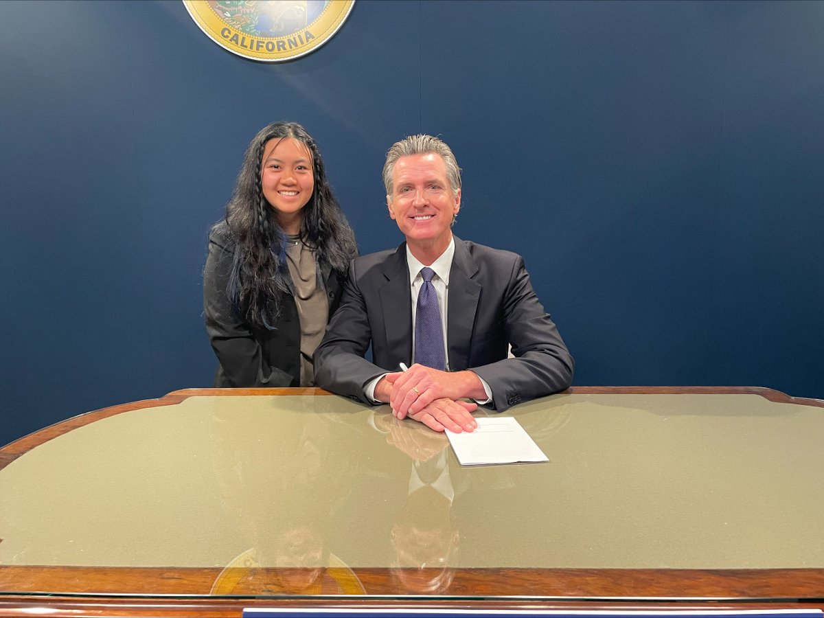 MaddyInstitute's tweet photo. Meet Athena Eliza Sanchez, one of our Maddy Interns from UC Merced interning with the Office of Governor Gavin Newsom!
Visit our website to learn more about Athena and the Internship Program’s application process!
#maddyintern #internspotlight #northvalley https://t.co/sTdrg1ruzI