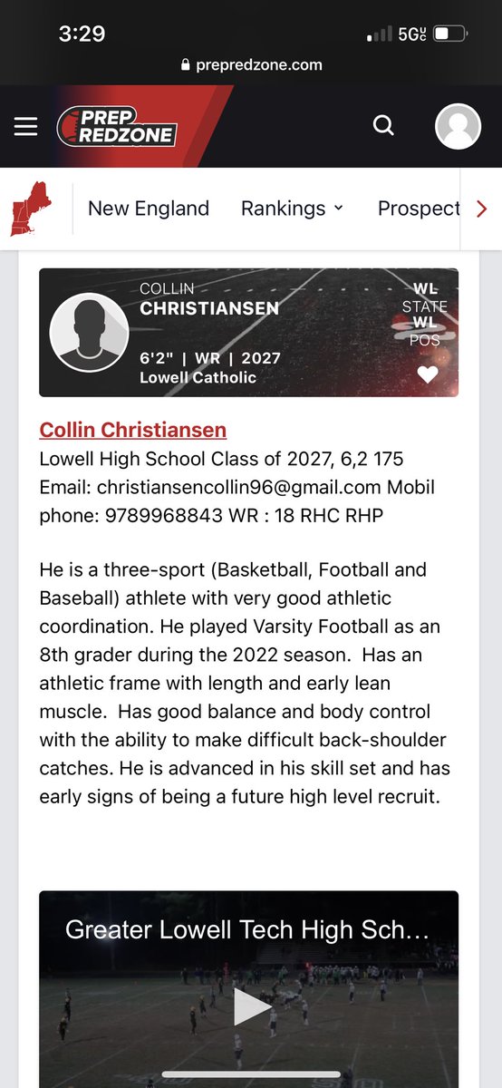 Collin Christiansen c/o 2027 tweet media